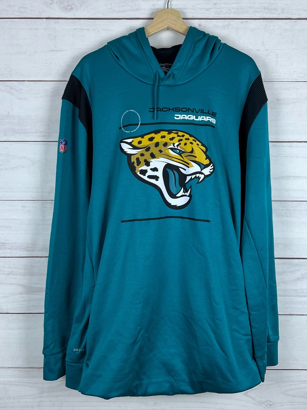 Jacksonville Jaguars Player Team Issued Nike On-Field Hoodie Size 3XL Mens Teal